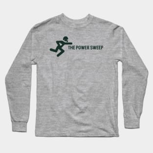 The Power Sweep (Green) Long Sleeve T-Shirt